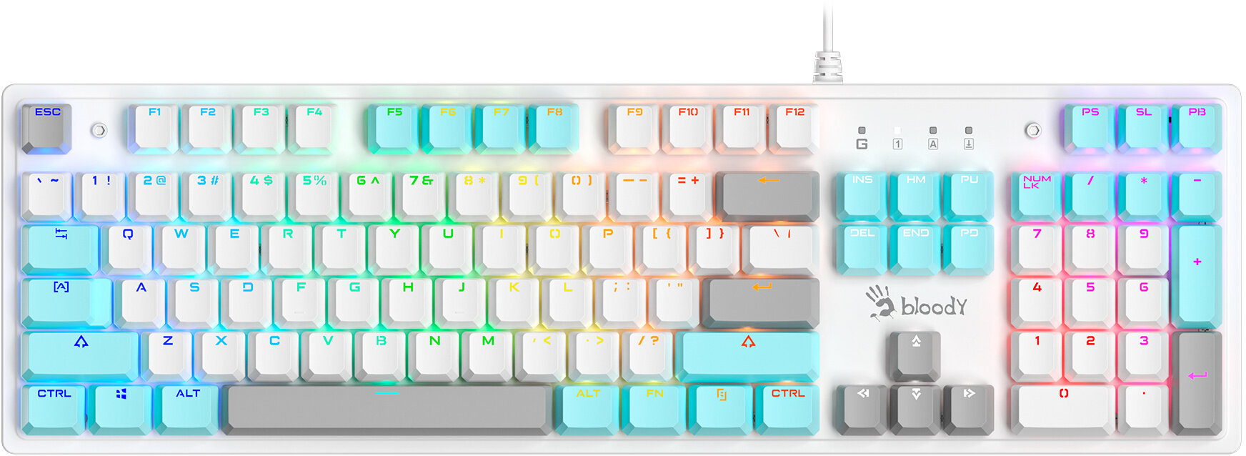 Игровая механическая клавиатура A4Tech Bloody S510N
