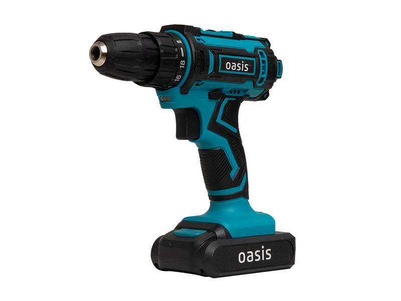 Дрель-шуруповерт аккумуляторная OASIS ASB-18S(J) New