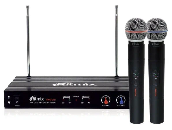 Микрофон беспроводной RITMIX RWM-221 Black