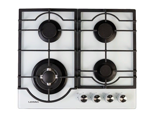 Купить встраиваемая газовая поверхность leran gh 64522 wg, белый в ...