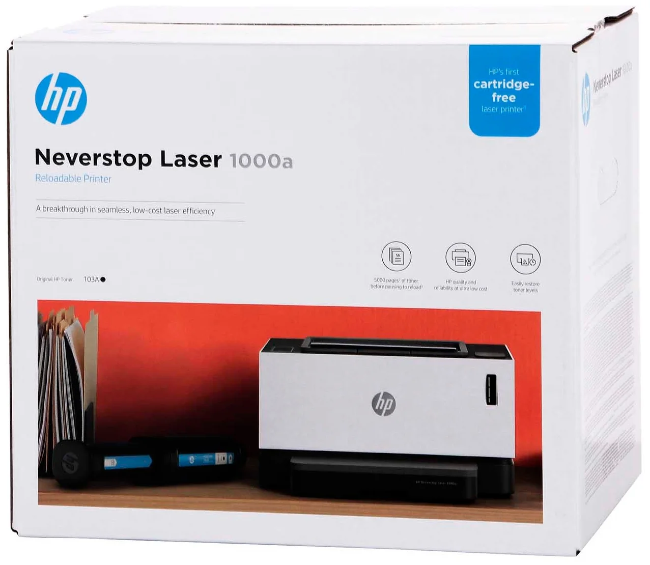 Купить принтер лазерный hp neverstop laser 1000a white в Волгограде ...