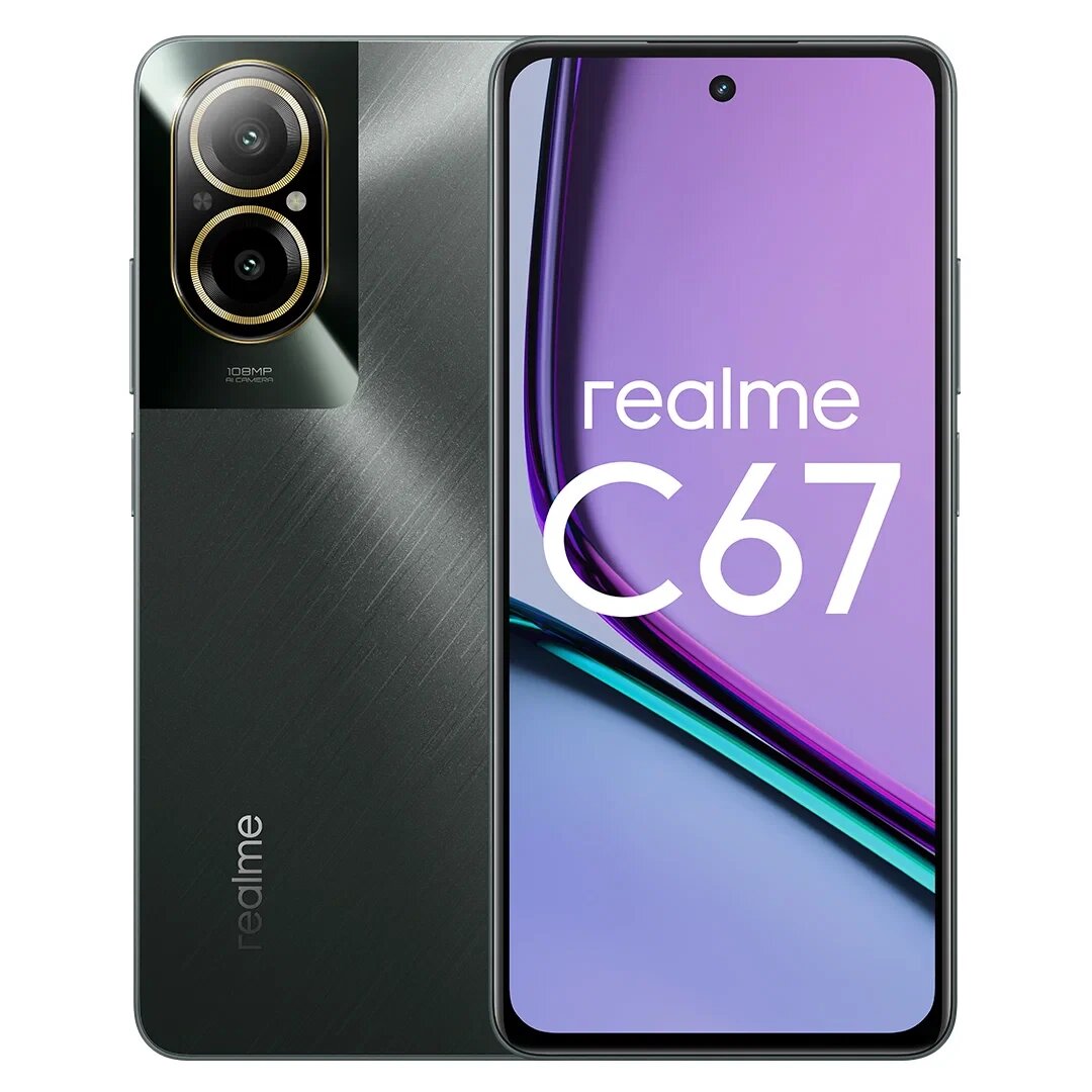 Смартфон REALME C67 8/256Gb Black Rock