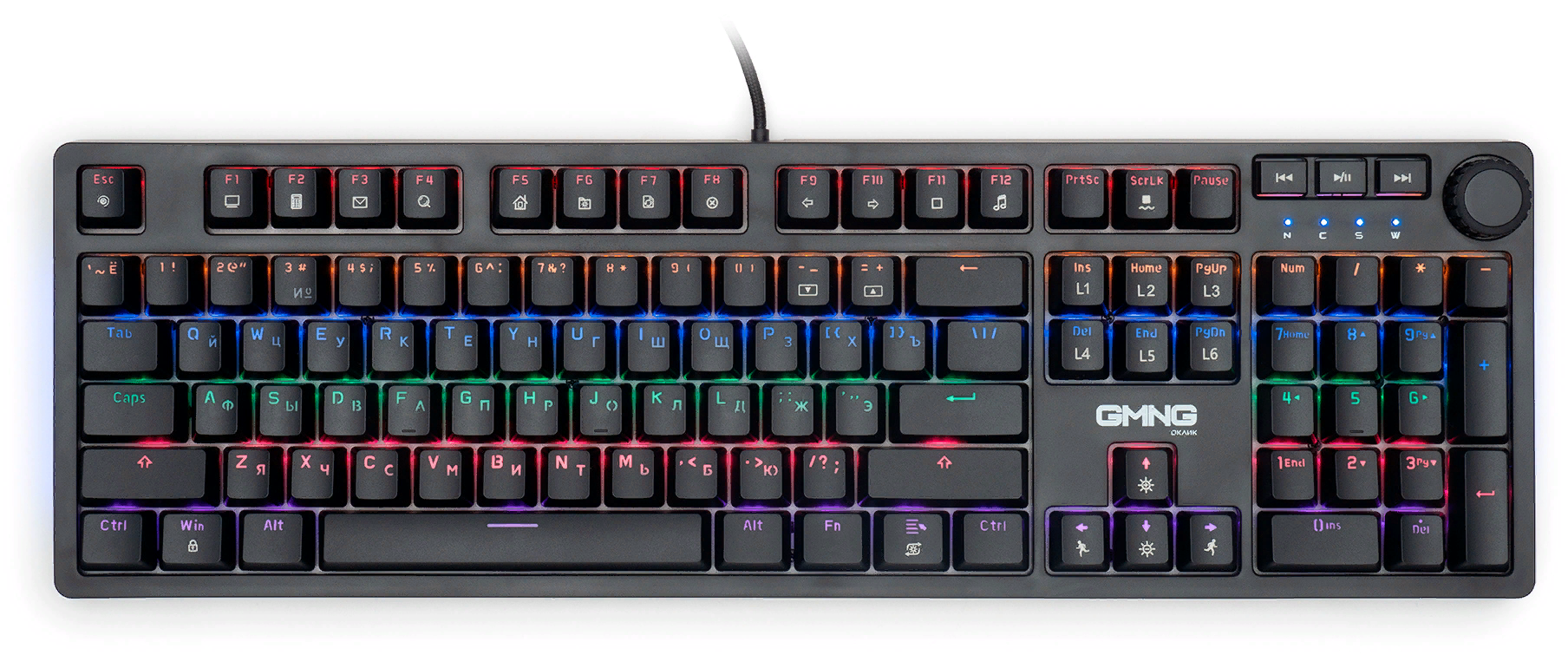 Купить игровая механическая клавиатура oklick gmng 925gk black в ...