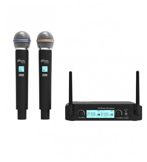 Микрофон беспроводной RITMIX RWM-222 Black