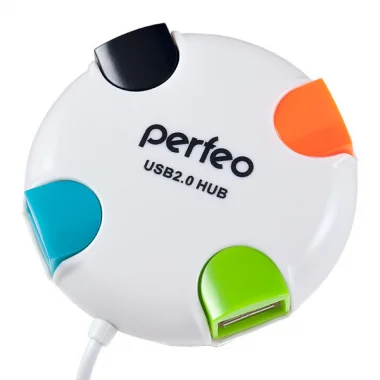 USB-HUB Perfeo H020 White
