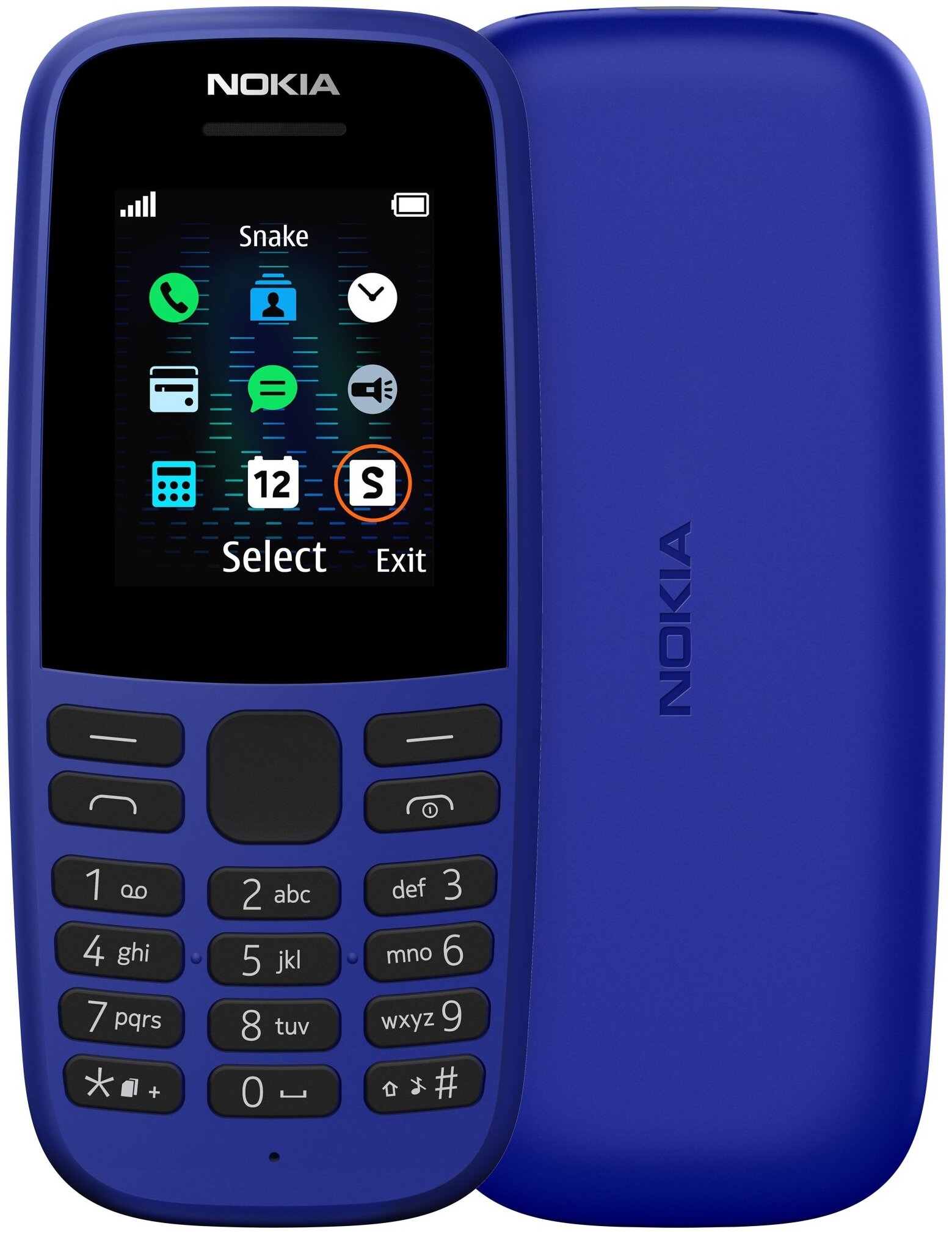 Мобильный телефон NOKIA 105 DS Charcoal (TA-1557)