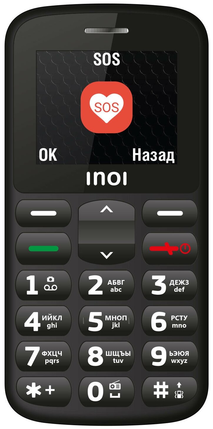 Мобильный телефон INOI 107B Black