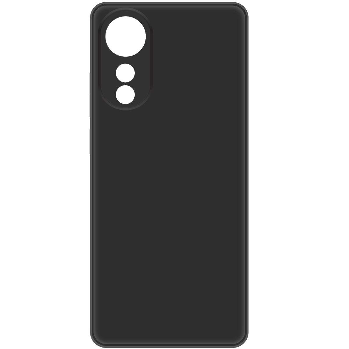 Накладка KRUTOFF Silicone Case для OPPO A78 (Black)