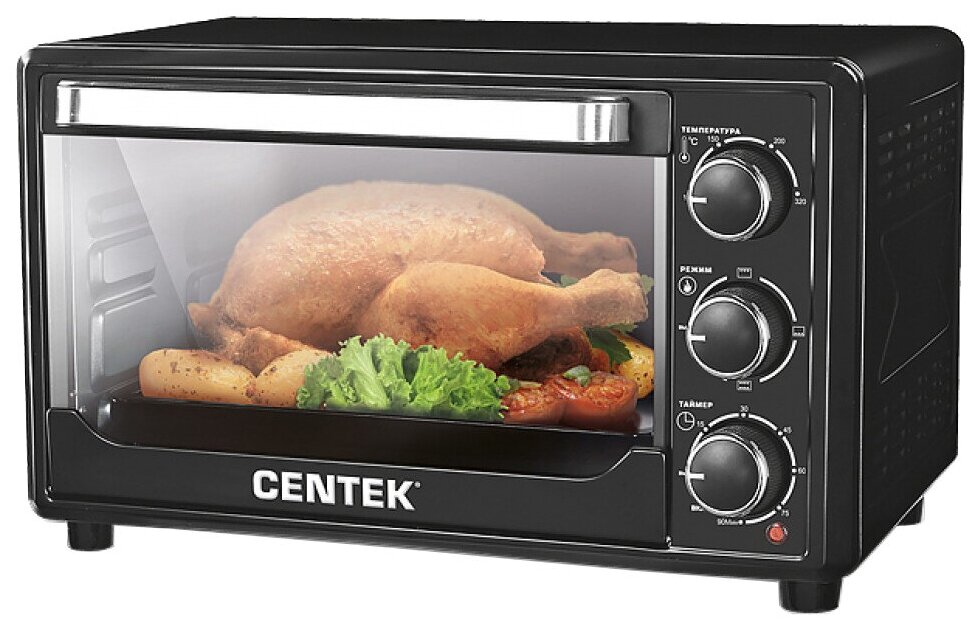 Купить мини-печь centek ct-1537-30 black, черный в Волгограде ...