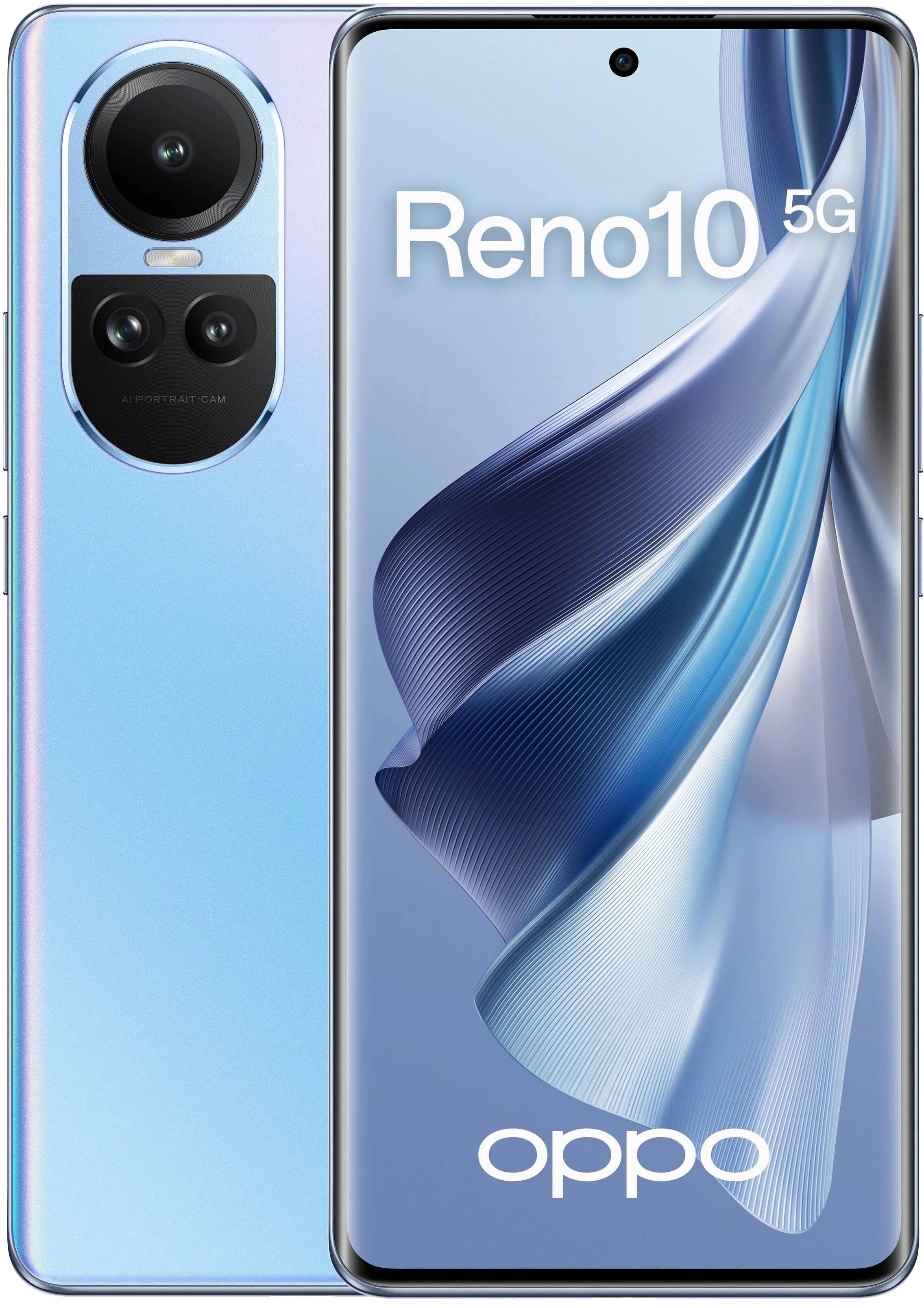 Смартфон OPPO Reno 10 5G 8/256Gb Ice Blue