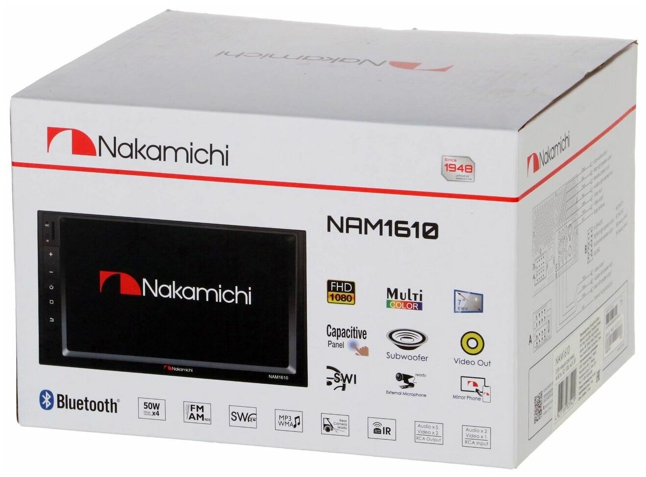 Автомагнитола Nakamichi NAM1610 - в Интернет-магазине АстМаркет