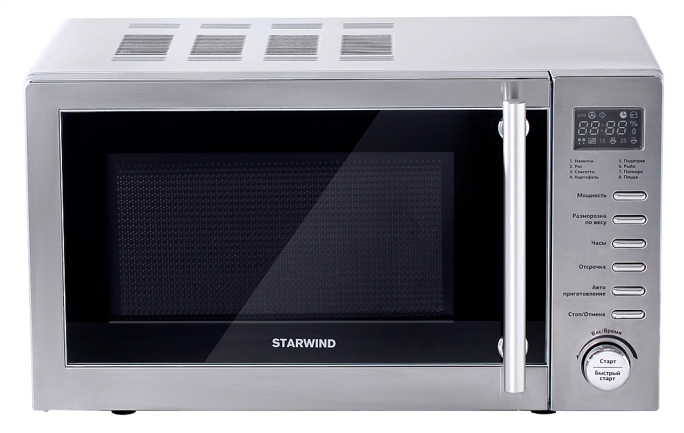 Купить микроволновая печь starwind smw5320, серый/серебристый в ...