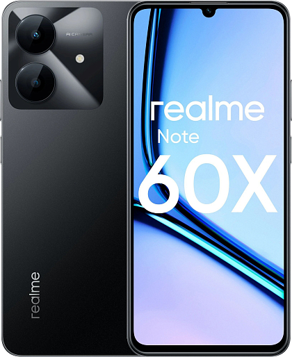 Купить смартфон realme note 60x 3/64gb black в Волгограде
