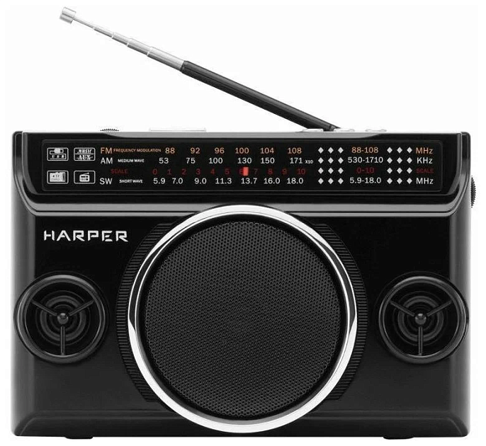 Купить радиоприемник harper hrs-640 black в Волгограде, Астрахани и ...