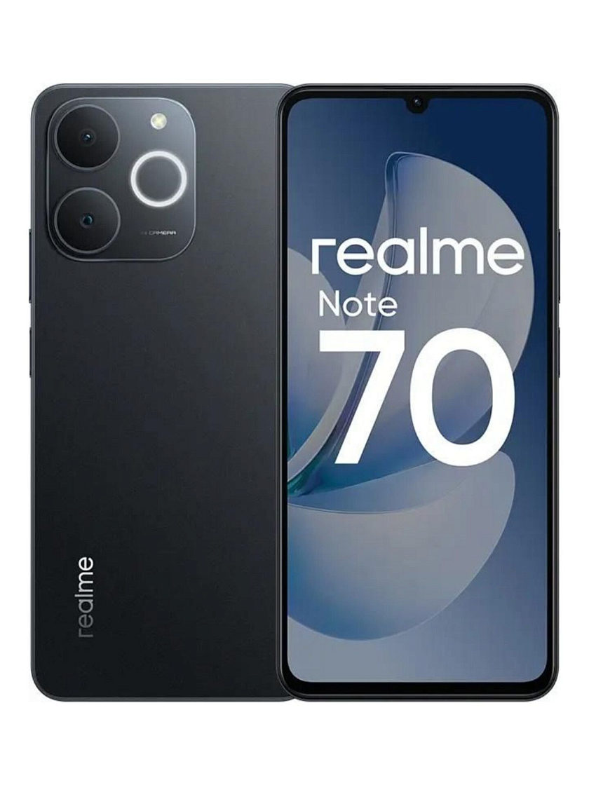 Купить смартфон realme note 70 6/128gb black в Волгограде
