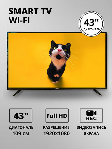 Купить телевизор merely mrl-led43fhds100t2 (smarttv) в Волгограде ...