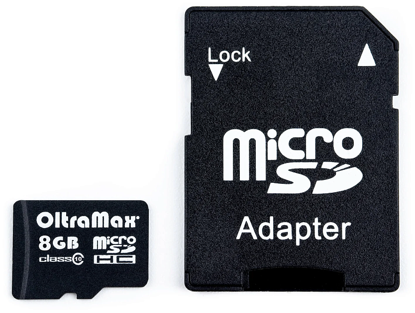 Купить карта памяти oltramax 8gb microsdhc class10+sdадаптер в ...