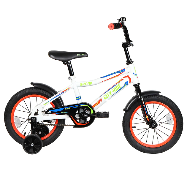 Велосипед City-Ride Spark 14" (белый)