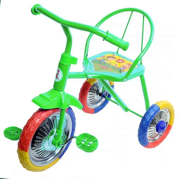 Велосипед 3-х кол. ОЗОРНОЙ ВЕТЕРОК (Зеленый)