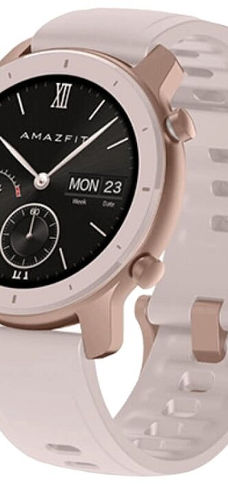 amazfit gtr 42mm cherry blossom pink